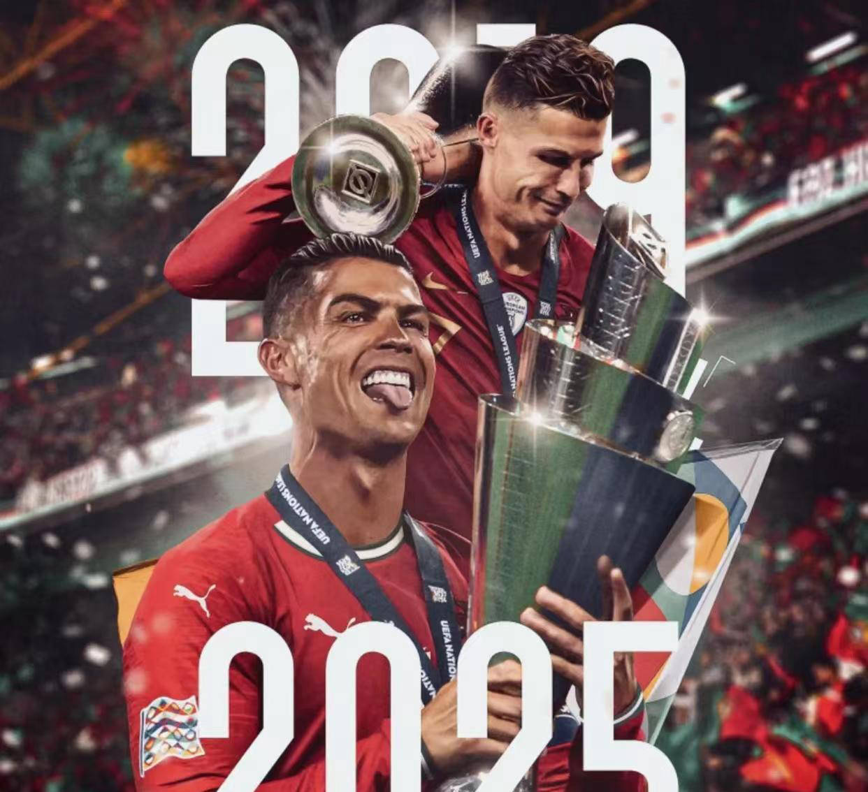 爱游戏教练-葡萄牙队力挫强敌，捧起奖杯